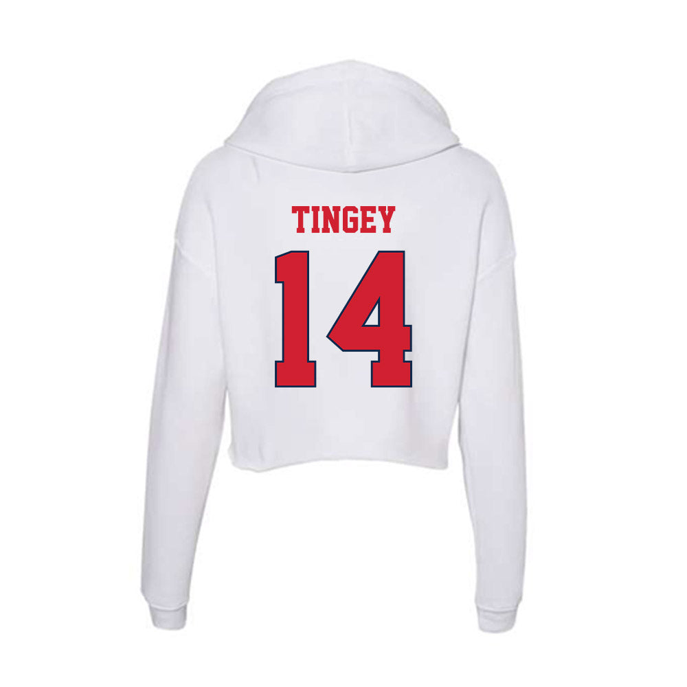 Fresno State - NCAA Softball : Ava Tingey - Women's Crop Fleece Hoodie-1