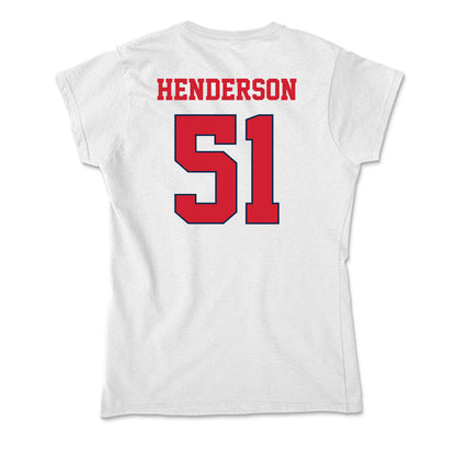 Fresno State - NCAA Football : Braylan Henderson - Soft Style Women’s T-Shirt-1