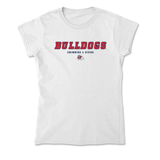 Fresno State - NCAA Women's Swimming & Diving : Grace Ally - Soft Style Women’s T-Shirt-0