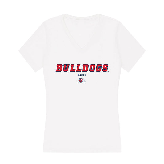 Fresno State - Dance Team : Cianna Meas - Women's V-Neck T-Shirt-0