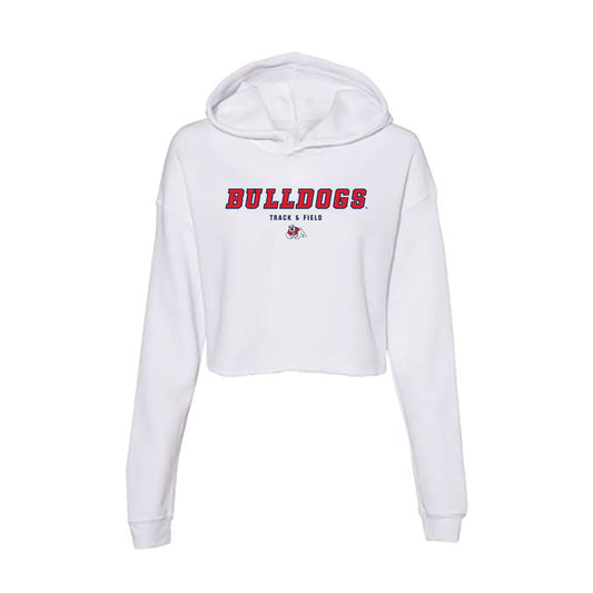 Fresno State - NCAA Women's Track & Field : Leonie Steinebach - Women's Crop Fleece Hoodie-0
