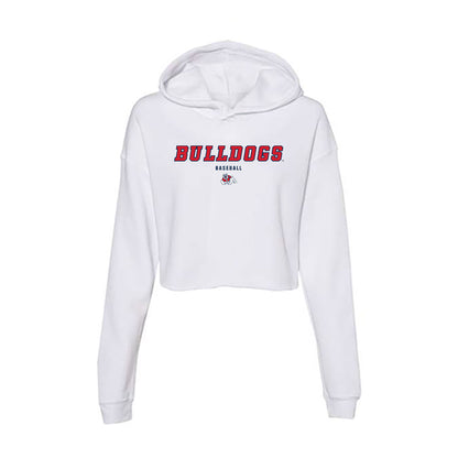 Fresno State - NCAA Baseball : Jett Ruby - Women's Crop Fleece Hoodie-0