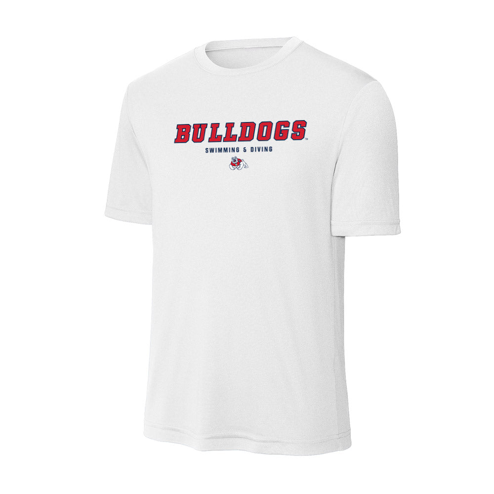 Fresno State - NCAA Women's Swimming & Diving : Averee Estep - Activewear T-Shirt-0