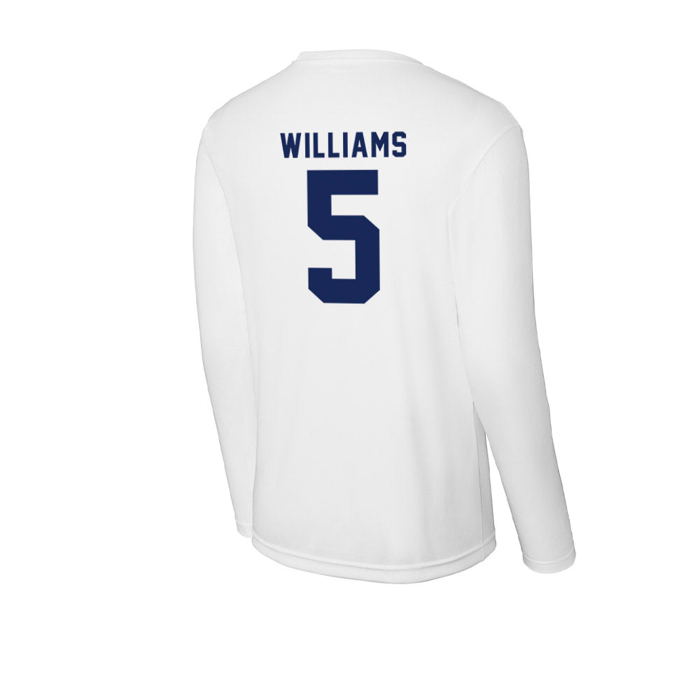 Rice - NCAA Men's Basketball : Jordan Williams - Activewear Long Sleeve T-Shirt-1