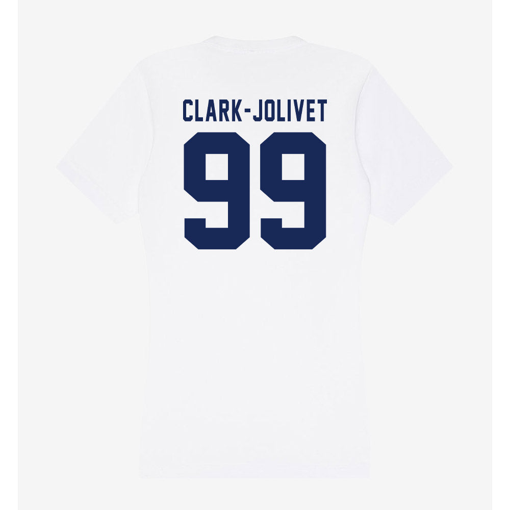 Rice - NCAA Football : Christopher Clark-Jolivet - Women's V-Neck T-Shirt-1