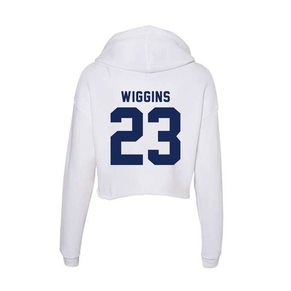 Rice - NCAA Baseball : Tanner Wiggins - Women's Crop Fleece Hoodie-1