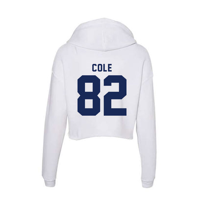 Rice - NCAA Football : Colton Cole - Women's Crop Fleece Hooded Sweatshirt-1