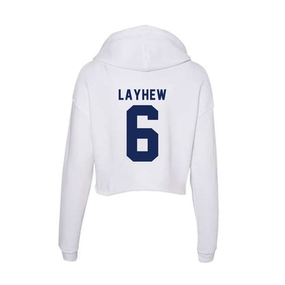 Rice - NCAA Baseball : LJ Layhew - Women's Crop Fleece Hoodie-1