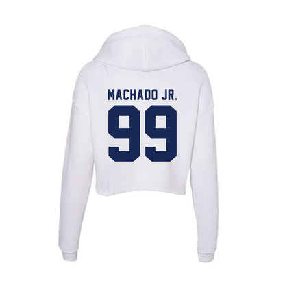 Rice - NCAA Football : Jesus Machado Jr. - Women's Crop Fleece Hoodie-1