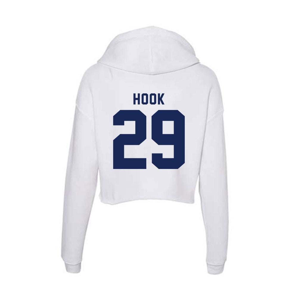 Rice - NCAA Football : Daveon Hook - Women's Crop Fleece Hoodie-1