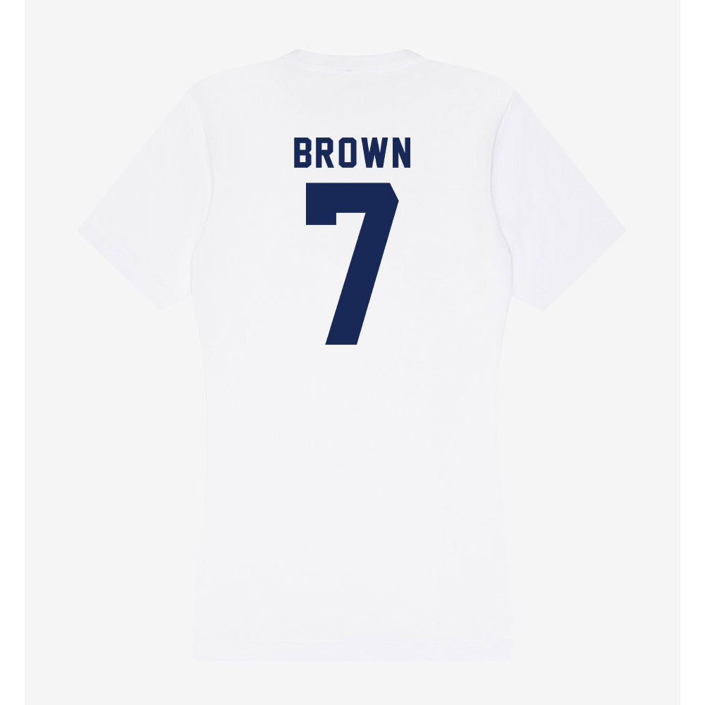Rice - NCAA Football : Angelo "AJ" Brown - Women's V-Neck T-Shirt-1