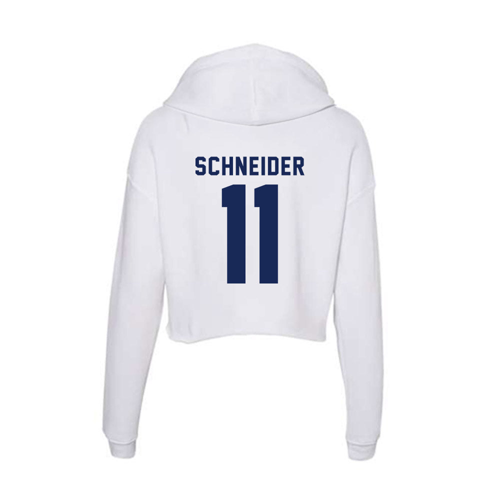 Rice - NCAA Women's Volleyball : Ellie Schneider - Women's Crop Fleece Hoodie-1