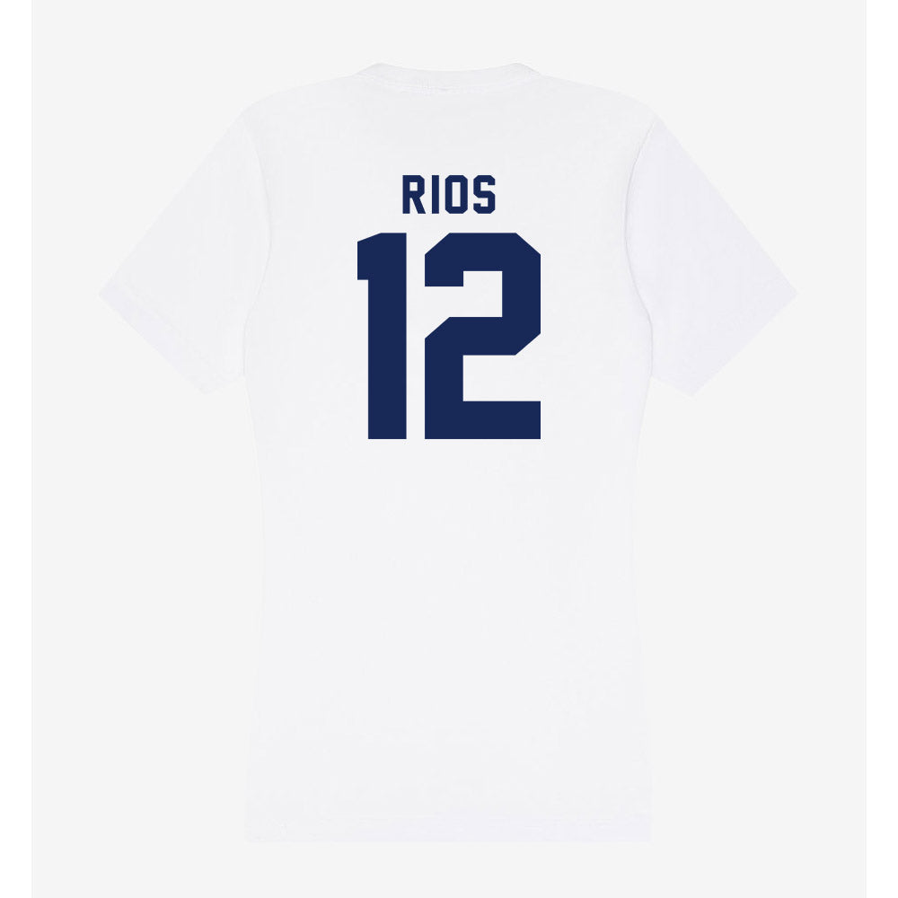 Rice - NCAA Baseball : Lorenzo Rios - Women's V-Neck T-Shirt-1