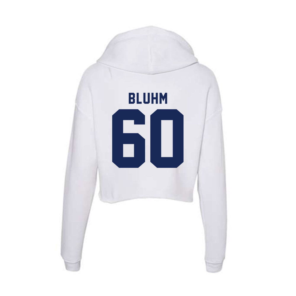 Rice - NCAA Football : Leo Bluhm - Women's Crop Fleece Hoodie-1