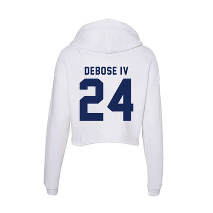 Rice - NCAA Football : Larry DeBose IV - Women's Crop Fleece Hoodie-1
