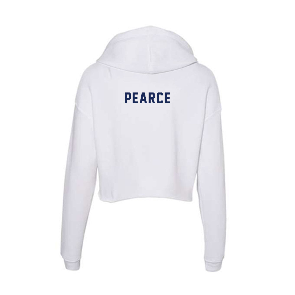 Rice - NCAA Men's Cross Country : Ben Pearce - Women's Crop Fleece Hoodie-1