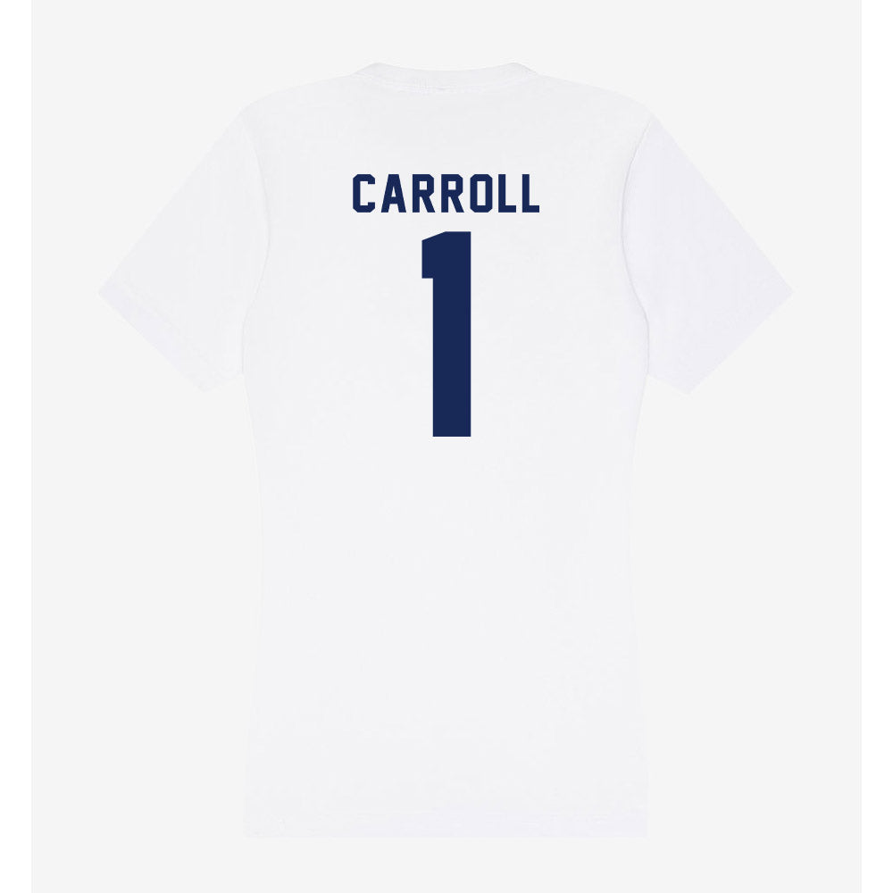 Rice - NCAA Men's Basketball : Cam Carroll - Women's V-Neck T-Shirt-1
