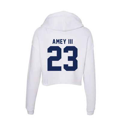 Rice - NCAA Football : Michael Amey III - Women's Crop Fleece Hoodie-1