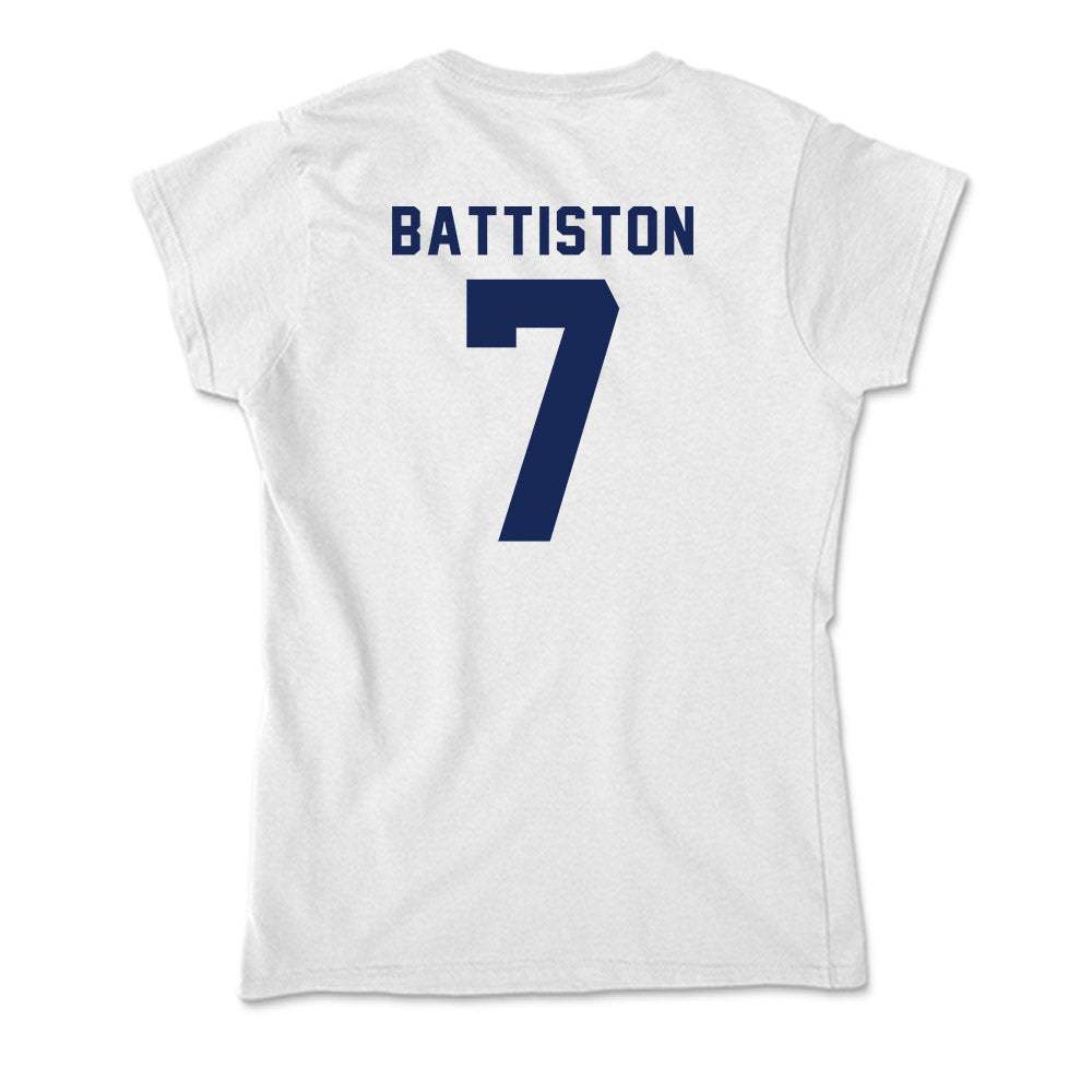 Rice - NCAA Women's Basketball : Louann Battiston - Soft Style Women’s T-Shirt-1