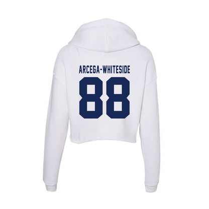 Rice - NCAA Football : Keenan Arcega-Whiteside - Women's Crop Fleece Hoodie-1