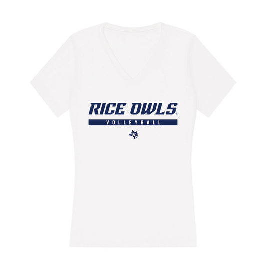 Rice - NCAA Women's Volleyball : Ellie Schneider - Women's V-Neck T-Shirt-0