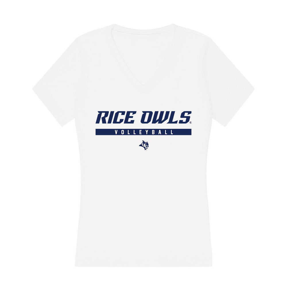Rice - NCAA Women's Volleyball : Aaliyah Smith - Women's V-Neck T-Shirt-0