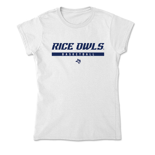 Rice - NCAA Men's Basketball : Jordan Williams - Soft Style Women’s T-Shirt-0