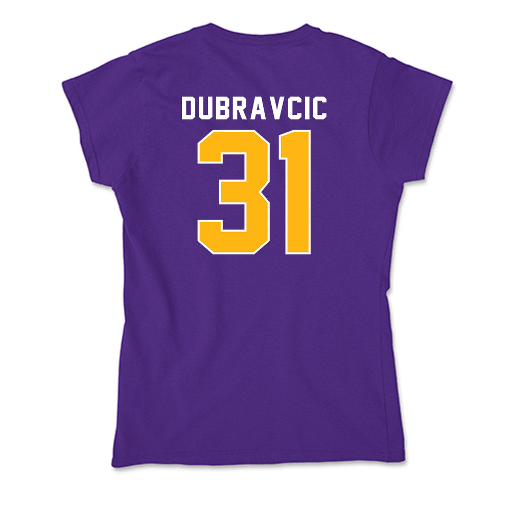 Northern Iowa - NCAA Men's Basketball : Marino Dubravcic - Soft Style Women’s T-Shirt-1