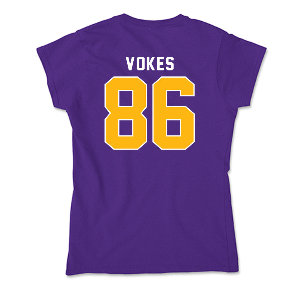 Northern Iowa - NCAA Football : Tiernan Vokes - Soft Style Women’s T-Shirt-1