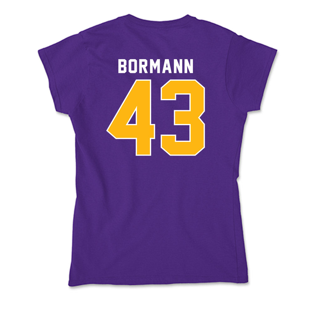 Northern Iowa - NCAA Football : Michael Bormann - Soft Style Women’s T-Shirt-1