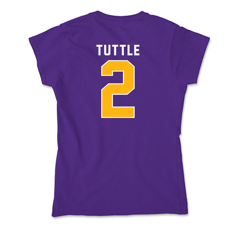 Northern Iowa - NCAA Women's Basketball : Abby Tuttle - Soft Style Women’s T-Shirt-1