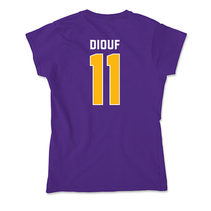 Northern Iowa - NCAA Men's Basketball : Ismael Diouf - Soft Style Women’s T-Shirt-1