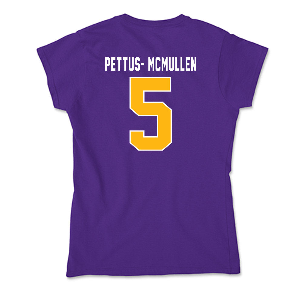 Northern Iowa - NCAA Football : Jaylen Pettus- McMullen - Soft Style Women’s T-Shirt-1