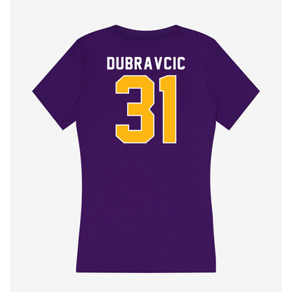 Northern Iowa - NCAA Men's Basketball : Marino Dubravcic - Women's V-Neck T-Shirt-1
