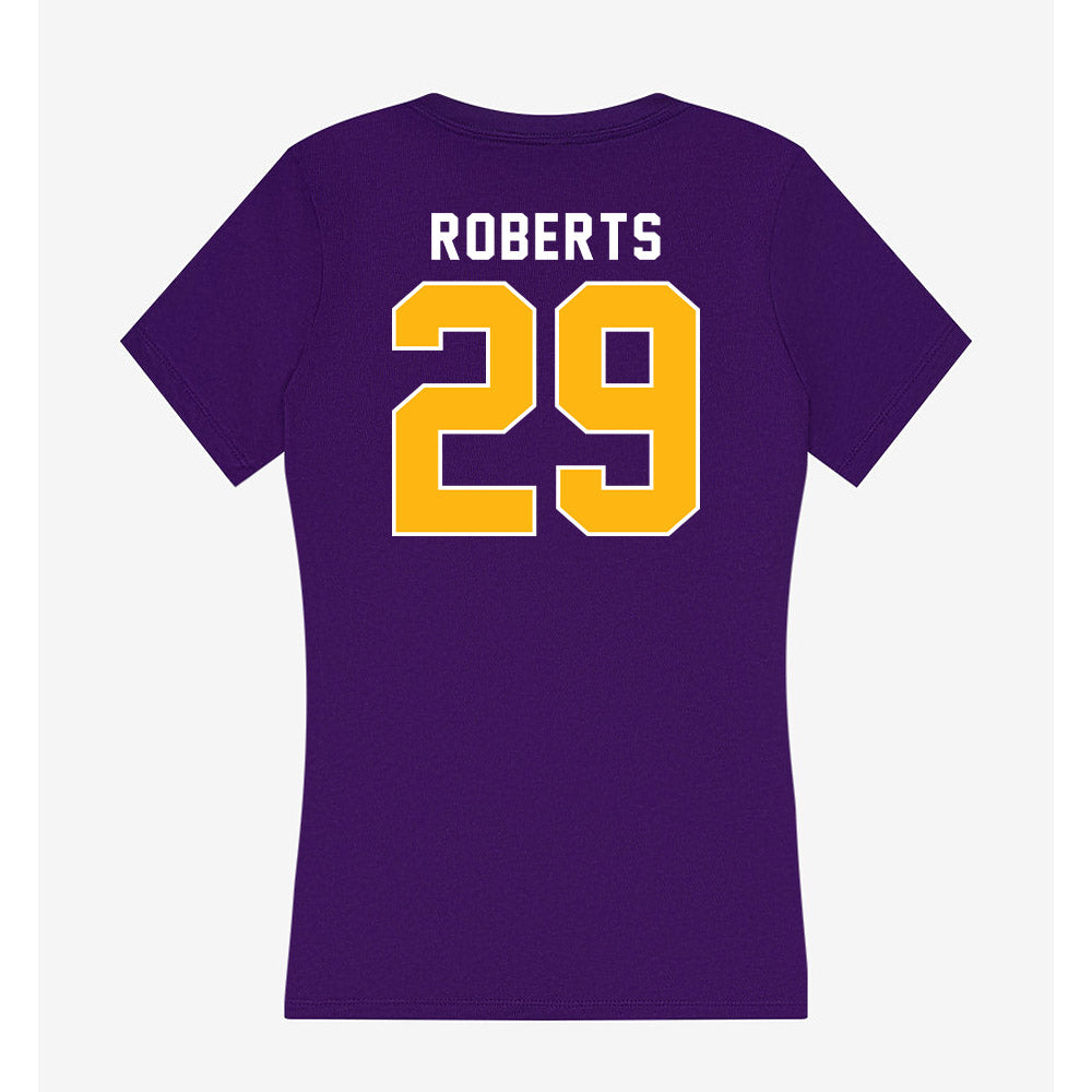 Northern Iowa - NCAA Women's Soccer : Abi Roberts - Women's V-Neck T-Shirt-1