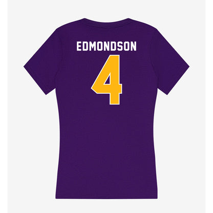 Northern Iowa - NCAA Women's Basketball : Virginia Edmondson - Women's V-Neck T-Shirt-1