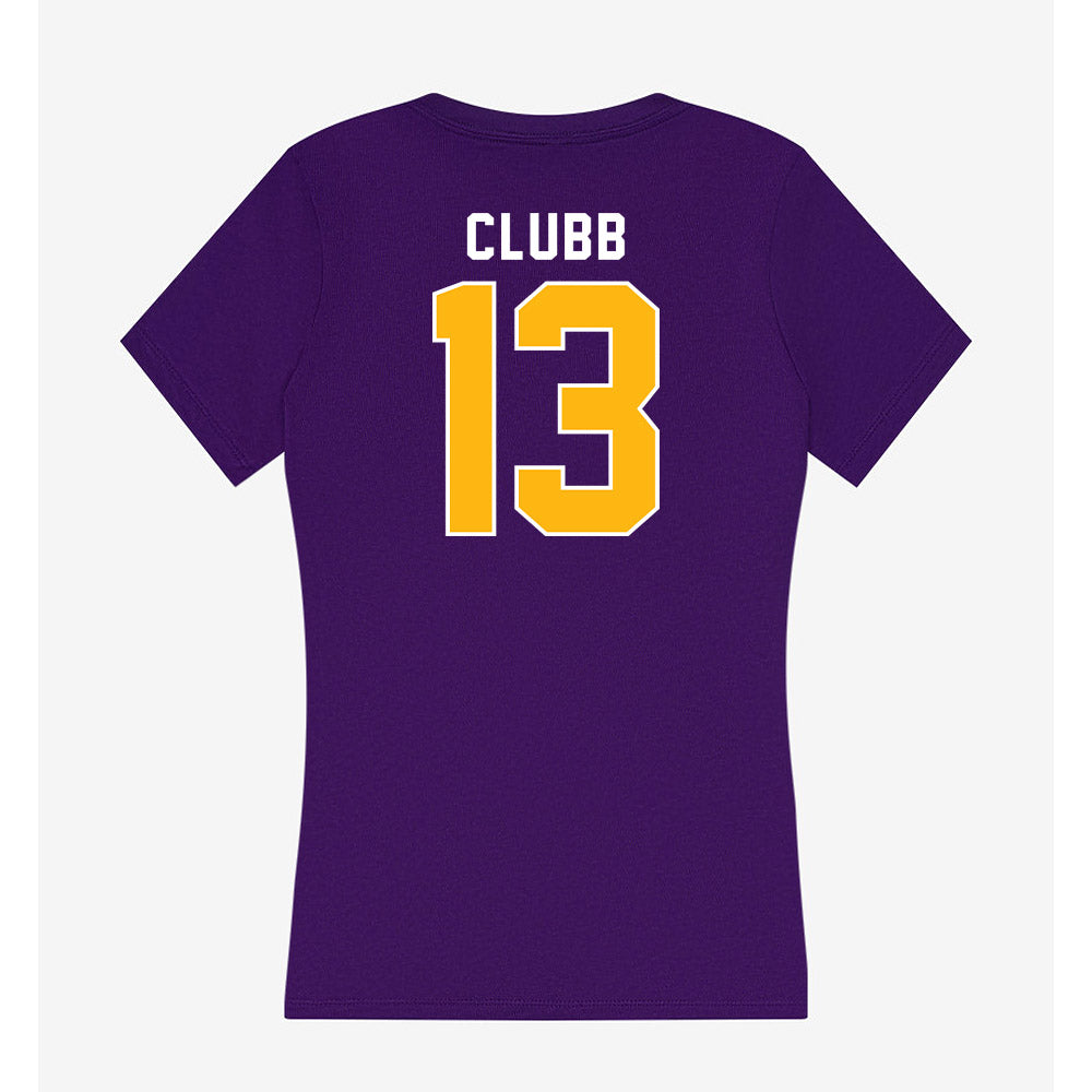 Northern Iowa - NCAA Women's Volleyball : Calia Clubb - Women's V-Neck T-Shirt-1