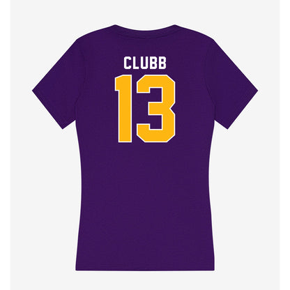 Northern Iowa - NCAA Women's Volleyball : Calia Clubb - Women's V-Neck T-Shirt-1