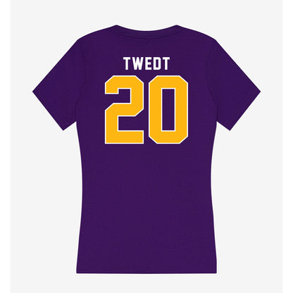 Northern Iowa - NCAA Women's Basketball : Jenna Twedt - Women's V-Neck T-Shirt-1