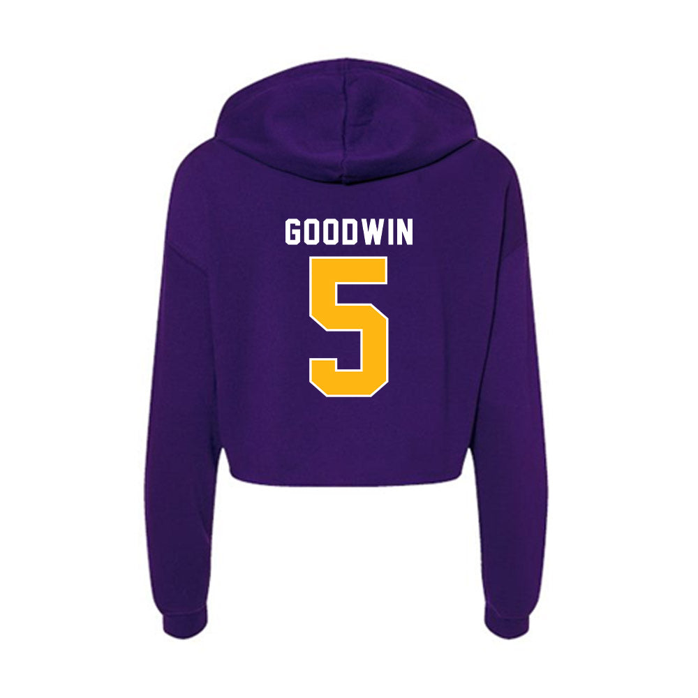 Northern Iowa - NCAA Softball : Carly Goodwin - Women's Crop Fleece Hoodie-1