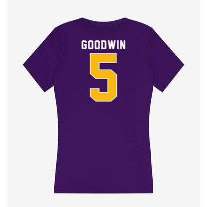 Northern Iowa - NCAA Softball : Carly Goodwin - Women's V-Neck T-Shirt-1