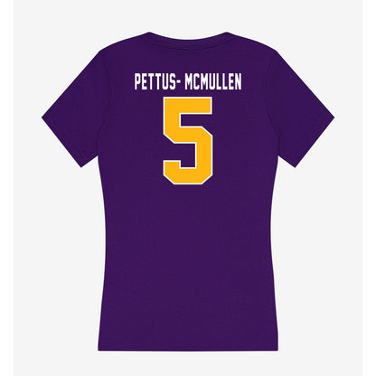 Northern Iowa - NCAA Football : Jaylen Pettus- McMullen - Women's V-Neck T-Shirt-1