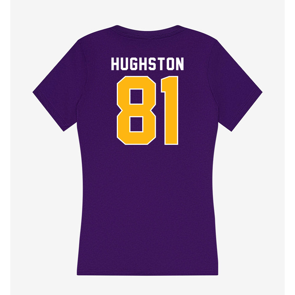 Northern Iowa - NCAA Football : Briggs Hughston - Women's V-Neck T-Shirt-1