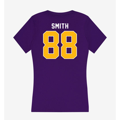 Northern Iowa - NCAA Football : Cedar Smith - Women's V-Neck T-Shirt-1