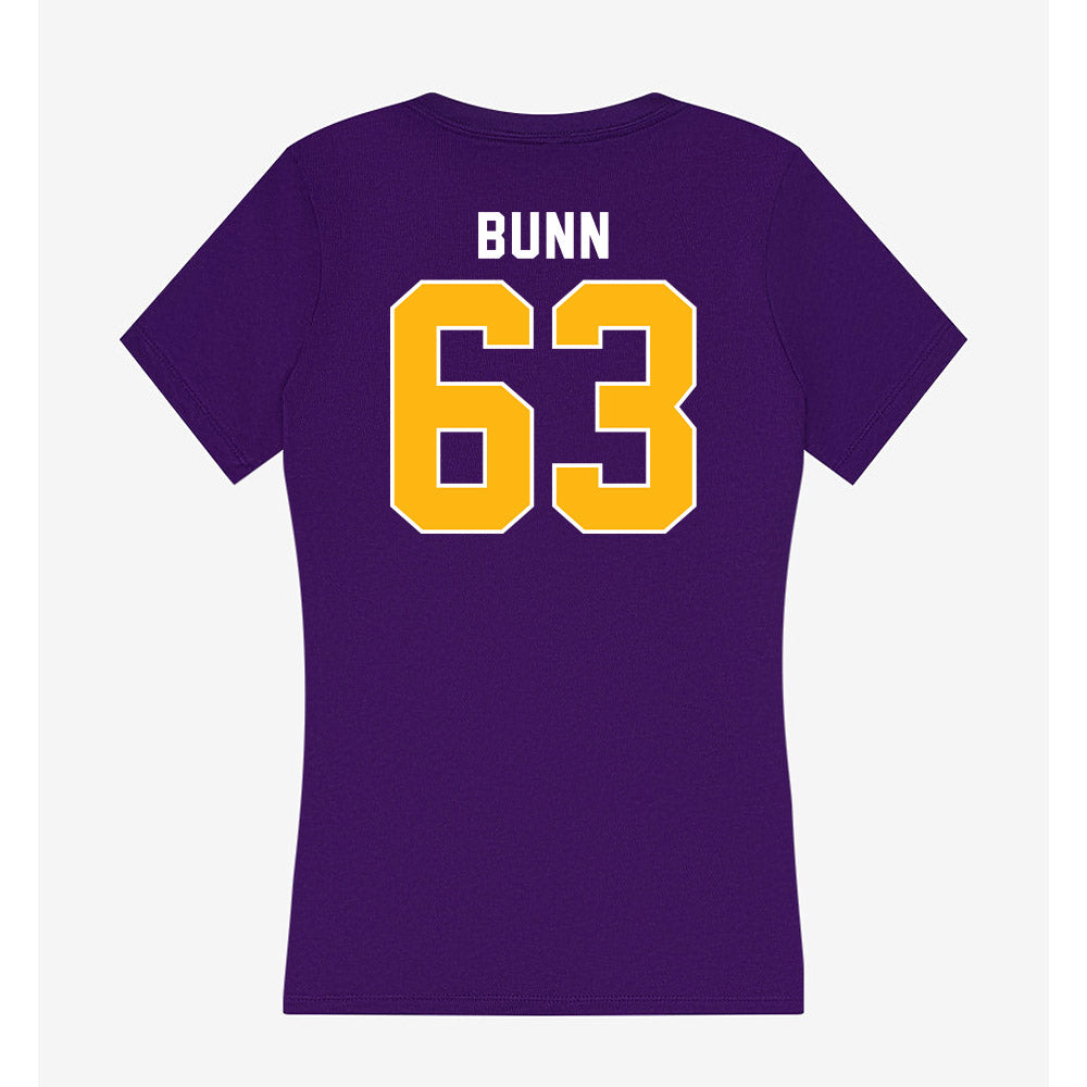 Northern Iowa - NCAA Football : Henry Bunn - Women's V-Neck T-Shirt-1