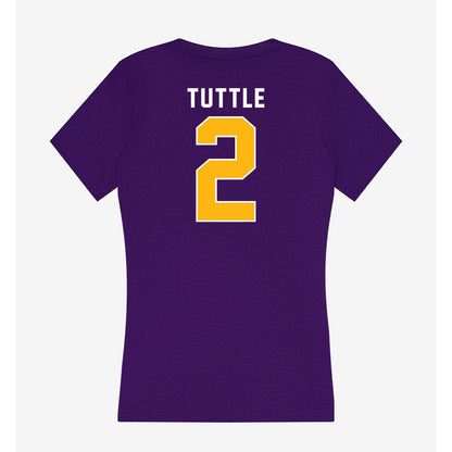 Northern Iowa - NCAA Women's Basketball : Abby Tuttle - Women's V-Neck T-Shirt-1