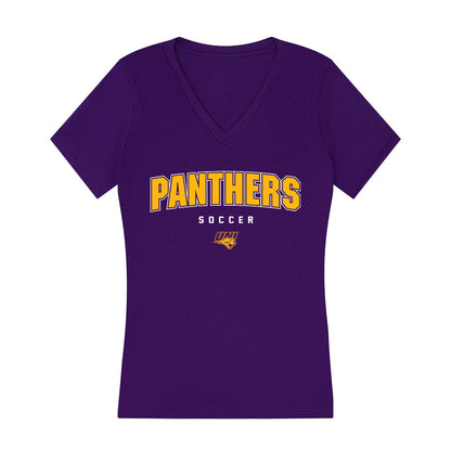 Northern Iowa - NCAA Women's Soccer : Abi Roberts - Women's V-Neck T-Shirt-0