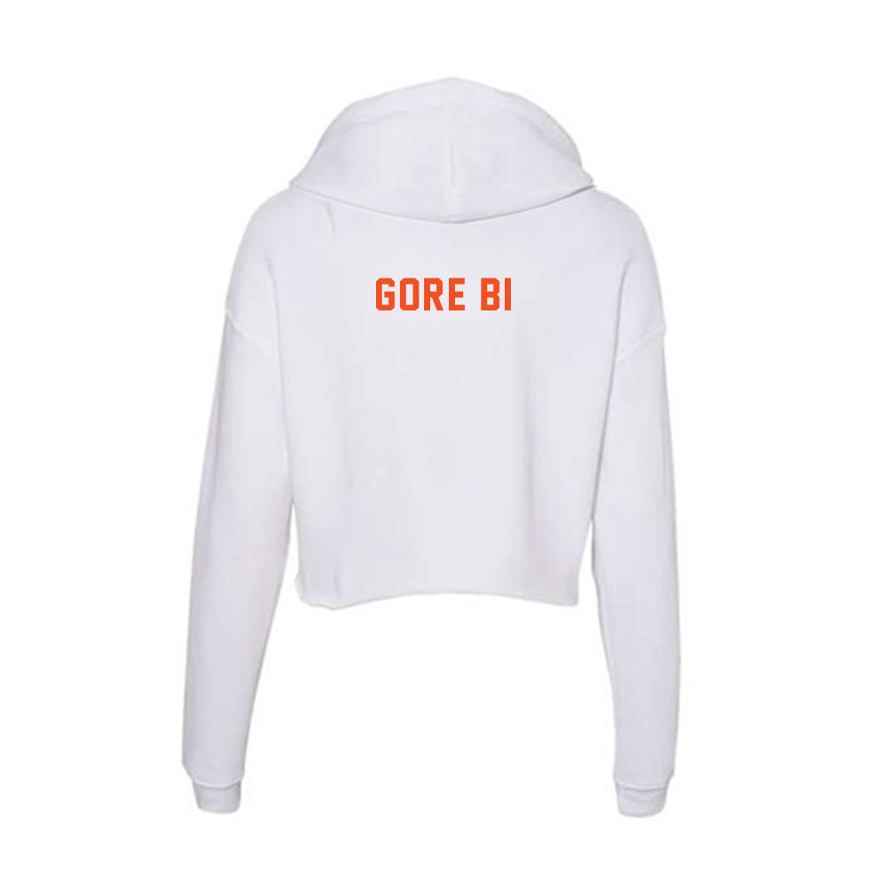 UTRGV - NCAA Men's Soccer : Emmanuel Gore Bi - Women's Crop Fleece Hooded Sweatshirt-1