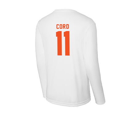 UTRGV - NCAA Football : Tavian Cord - Activewear Long Sleeve T-Shirt-1