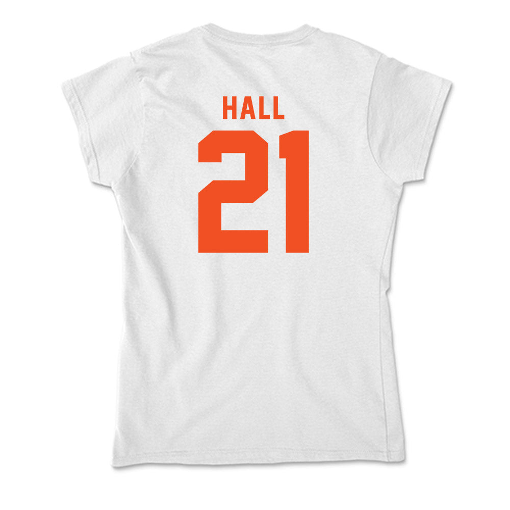 UTRGV - NCAA Women's Basketball : mataya hall - Soft Style Women’s T-Shirt-1